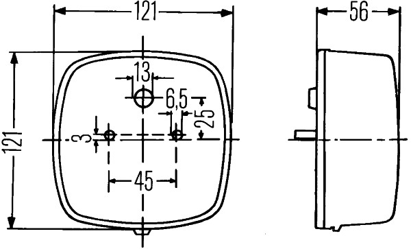HELLA 2SE 002 578-701 Heckleuchte