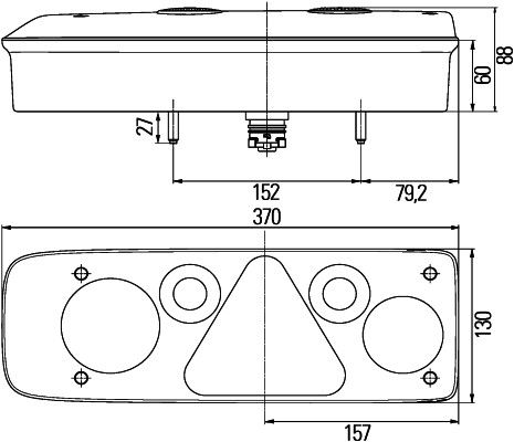 HELLA 2VP 340 940-101 Heckleuchte