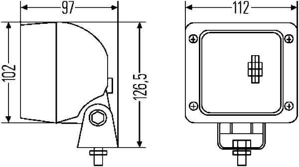HELLA 1GA 007 506-451 Arbeitsscheinwerfer
