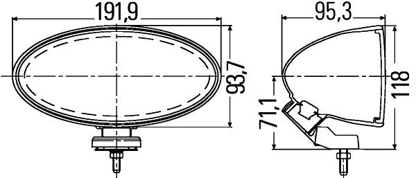 HELLA 1FB 007 892-011 Fernscheinwerfer