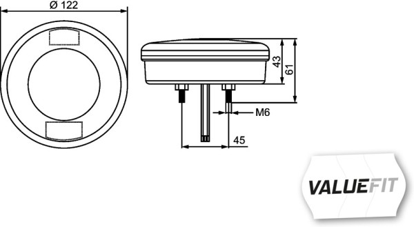 HELLA 2BA 357 027-021 Blinkleuchte