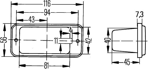 HELLA 2XT 002 452-037 Einstiegsleuchte