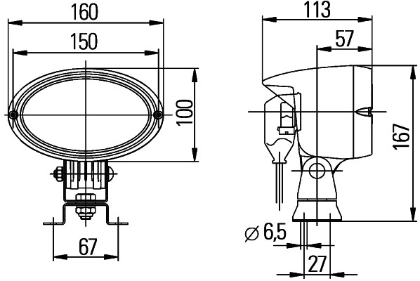 HELLA 1GA 996 161-391 Arbeitsscheinwerfer