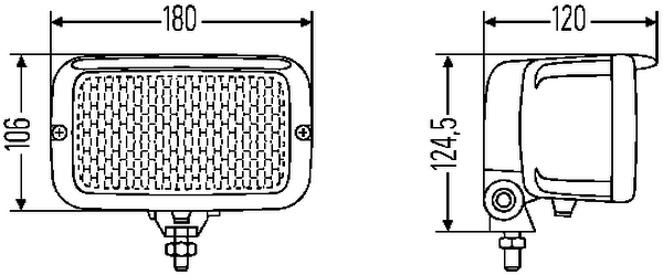 HELLA 1GB 007 145-101 Arbeitsscheinwerfer