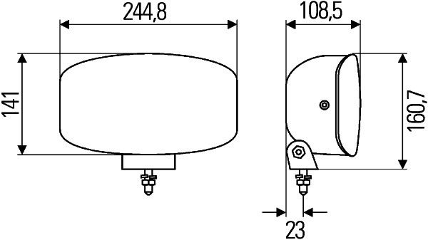 HELLA 1FE 008 773-041 Fernscheinwerfer