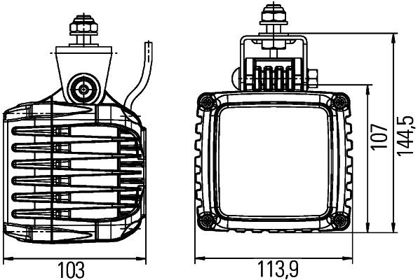 HELLA 1GA 996 189-031 Arbeitsscheinwerfer