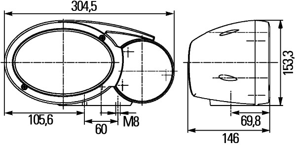 HELLA 1EB 996 167-041 Hauptscheinwerfer