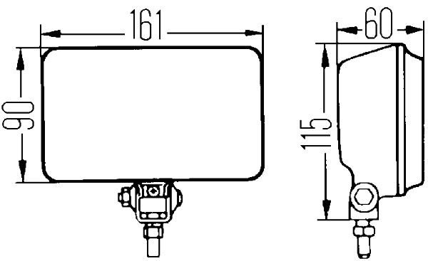 HELLA 1FB 005 860-231 Fernscheinwerfer