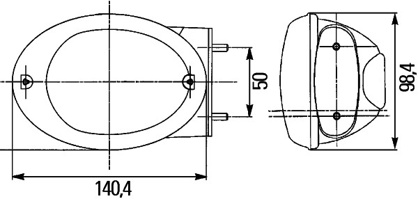 HELLA 2SD 343 130-807 Heckleuchte