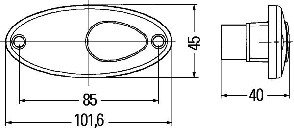 HELLA 2PS 964 295-001 Seitenmarkierungsleuchte