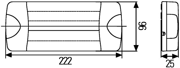 HELLA 2SK 980 602-501 Heckleuchte
