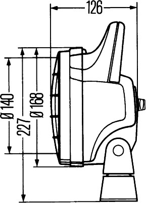 HELLA 1G4 003 470-031 Arbeitsscheinwerfer