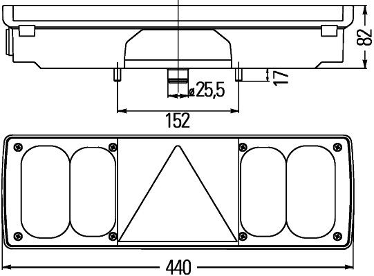 HELLA 2VP 340 450-021 Heckleuchte