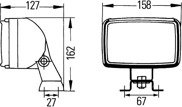 HELLA 1GA 006 991-041 Arbeitsscheinwerfer
