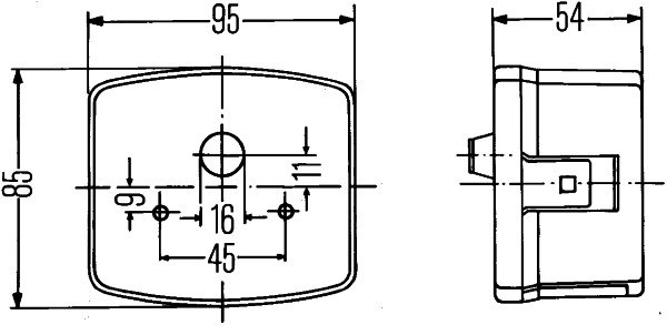 HELLA 2BE 003 182-101 Blinkleuchte