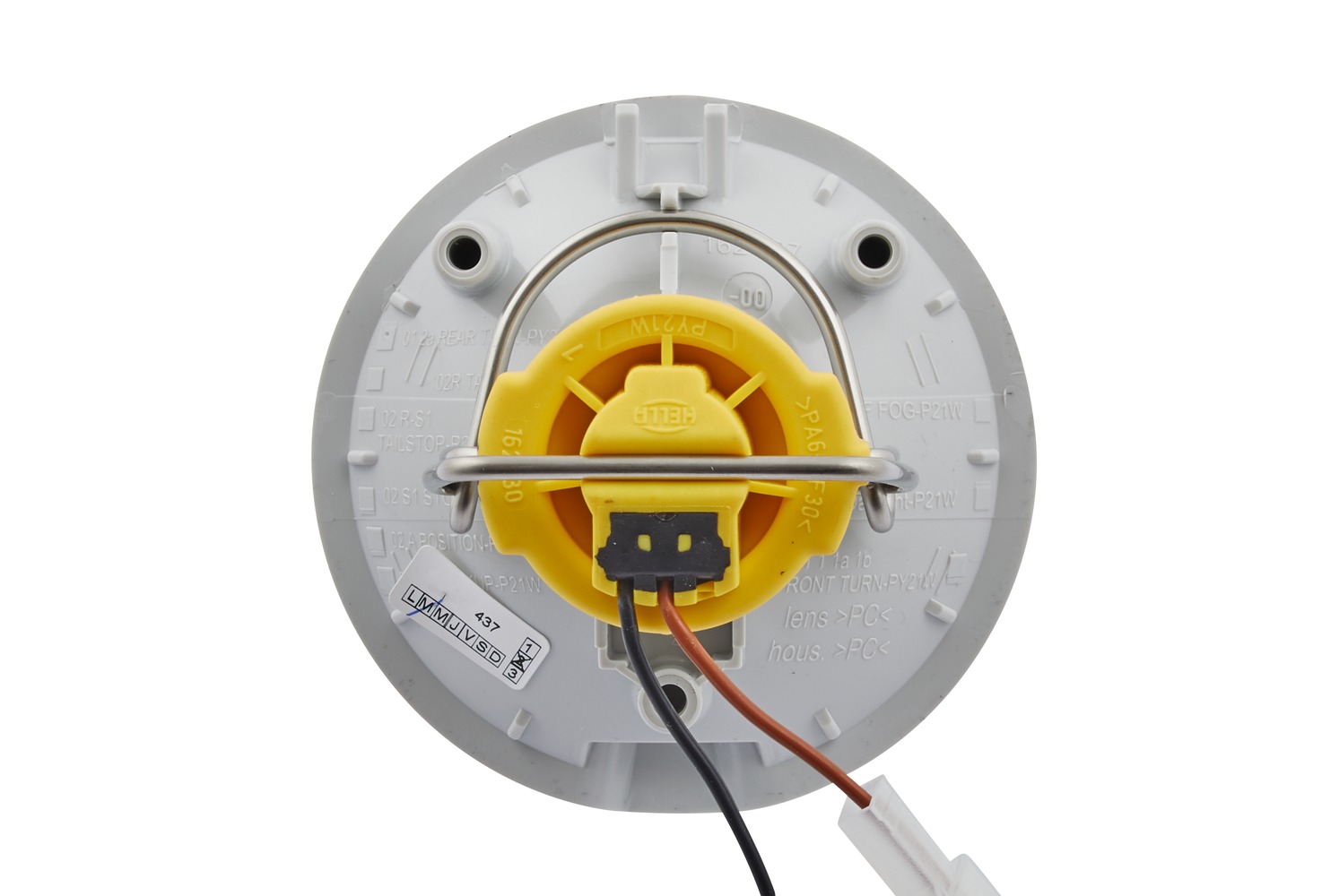 HELLA 2BA 965 039-021 Blinkleuchte - 12V - Einbau - Lichtscheibenfarbe: grau - Kabel: 100mm - hinten