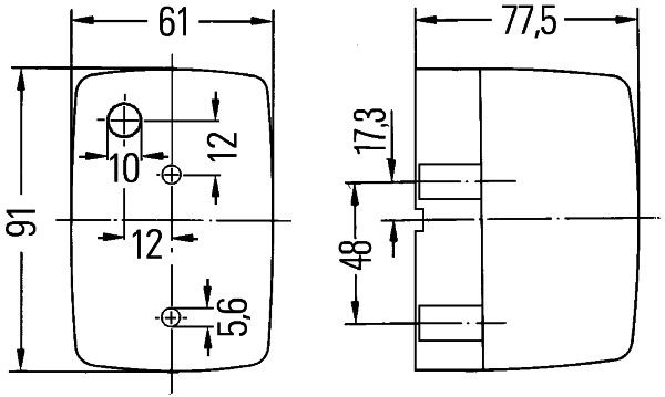 HELLA 2BM 002 652-051 Zusatzblinkleuchte