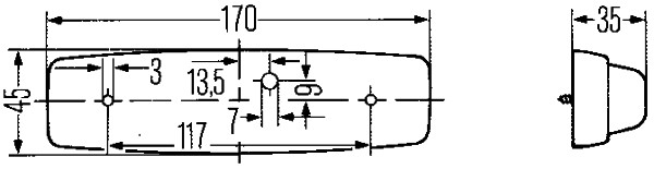 HELLA 2JA 001 364-001 Innenraumleuchte