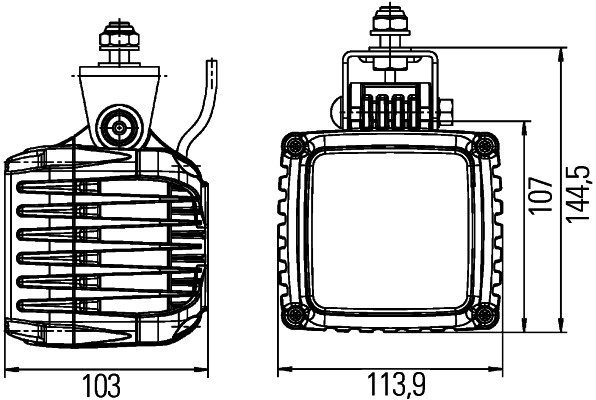 HELLA 1GA 996 189-031 Arbeitsscheinwerfer