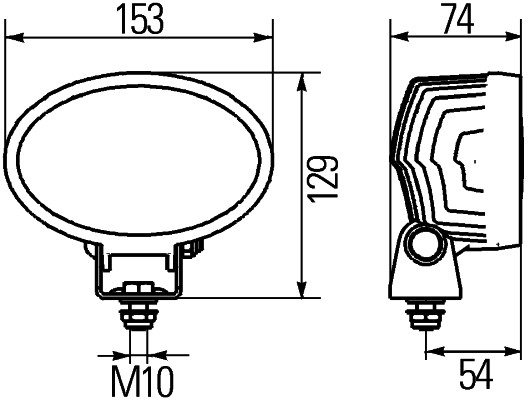 HELLA 1GA 996 661-011 Arbeitsscheinwerfer