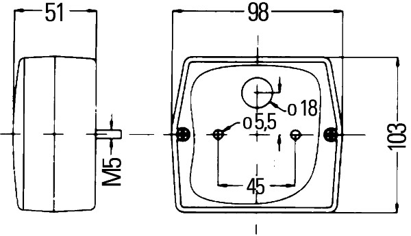HELLA 2SE 998 530-061 Heckleuchte