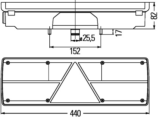HELLA 2VP 340 450-151 Heckleuchte