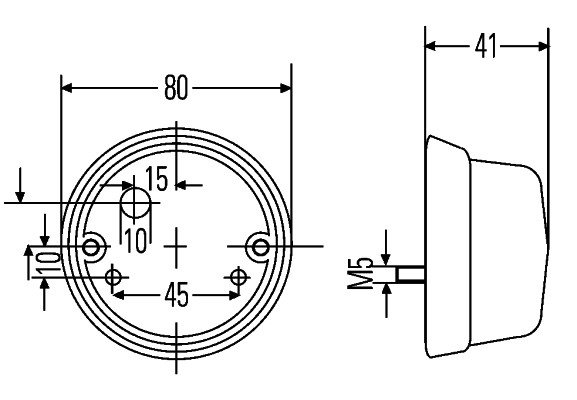 HELLA 2SA 001 259-751 Schlussleuchte