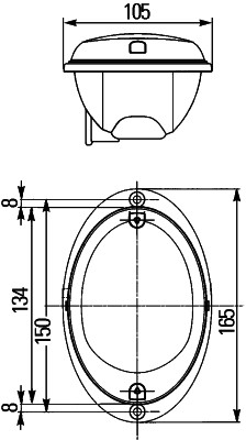 HELLA 2SD 343 130-377 Positionsleuchte