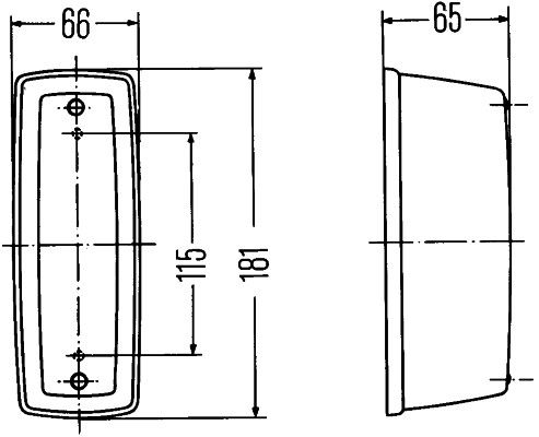 HELLA 2BA 001 221-031 Blinkleuchte