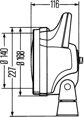 HELLA 1G4 003 470-001 Arbeitsscheinwerfer