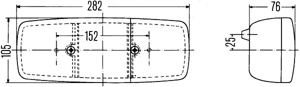 HELLA 2SE 001 699-071 Heckleuchte