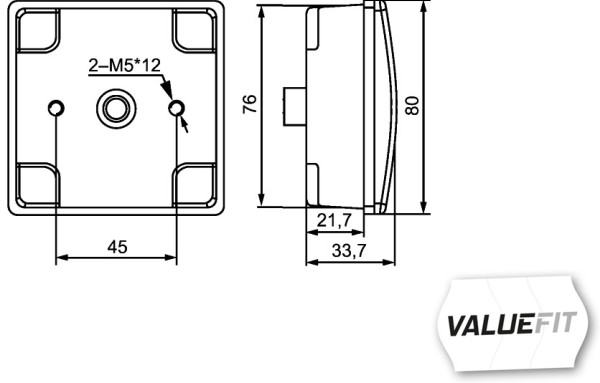 HELLA 2NR 357 029-161 Heckleuchte