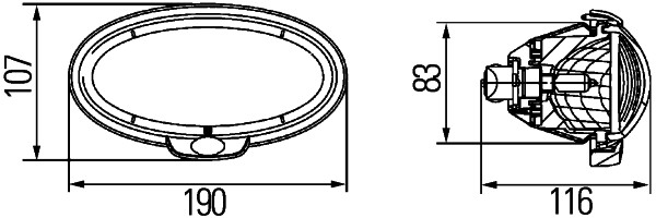 HELLA 1GB 996 186-061 Arbeitsscheinwerfer