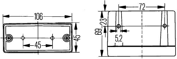 HELLA 2NE 006 609-001 Nebelschlussleuchte