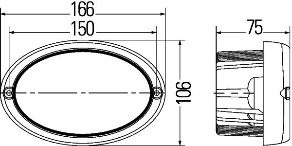 HELLA 1GA 996 661-061 Arbeitsscheinwerfer