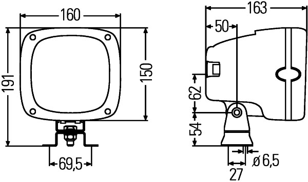 HELLA 1GA 996 142-141 Arbeitsscheinwerfer