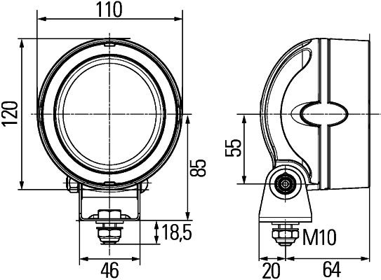HELLA 1GM 996 136-131 Arbeitsscheinwerfer