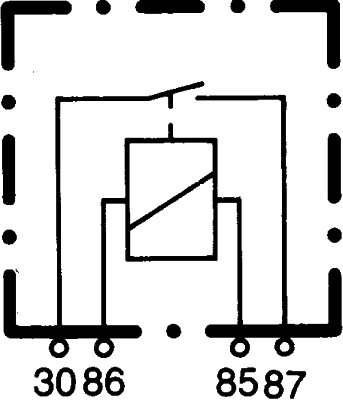 HELLA 4RA 965 400-001 Relais, Arbeitsstrom