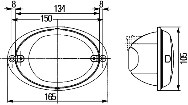 HELLA 2SD 343 130-737 Heckleuchte