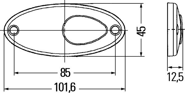 HELLA 2PS 964 295-071 Seitenmarkierungsleuchte