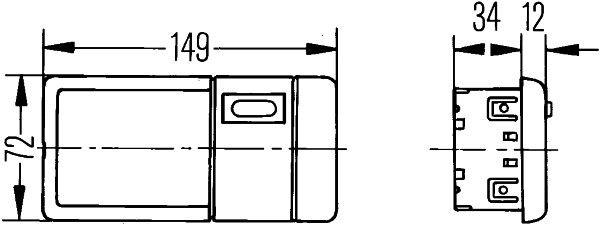 HELLA 2JA 006 487-347 Innenraumleuchte