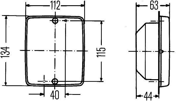 HELLA 2SA 003 236-341 Schlussleuchte