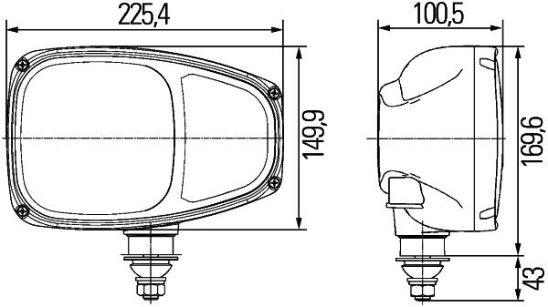 HELLA 1EE 996 174-251 Hauptscheinwerfer