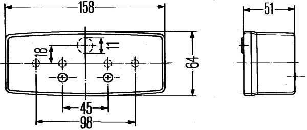 HELLA 2SE 003 184-011 Heckleuchte