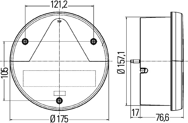 HELLA 2VA 012 497-011 Heckleuchte