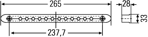 HELLA 2DA 959 071-787 Zusatzbremsleuchte