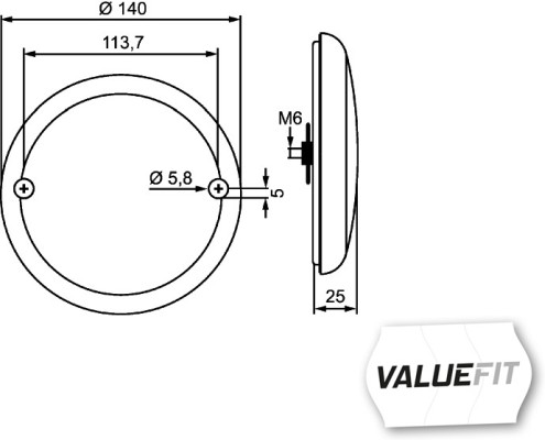 HELLA 2SD 357 026-001 Heckleuchte