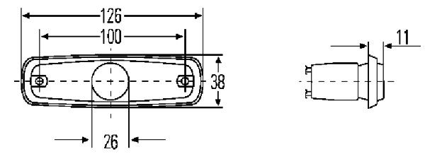HELLA 2SA 962 964-091 Schlussleuchte