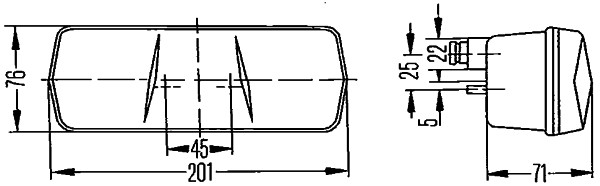 HELLA 2SD 001 680-271 Heckleuchte