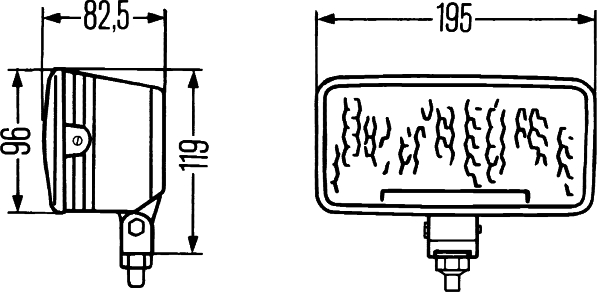HELLA 1GD 005 700-501 Arbeitsscheinwerfer